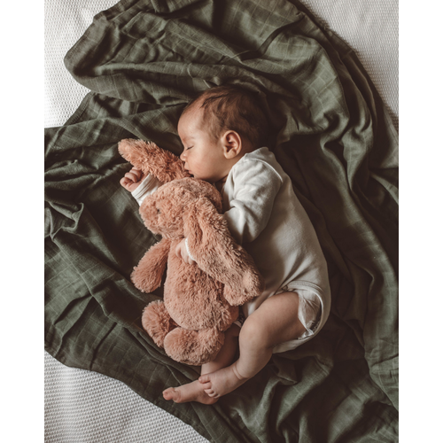 Snuggle Hunny Dusty Olive I Organic Muslin Wrap Snuggle Hunny Dusty Olive I Organic Muslin Wrap