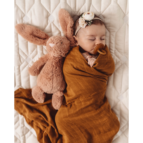 Snuggle Hunny Bronze I Organic Muslin Wrap Snuggle Hunny Bronze I Organic Muslin Wrap