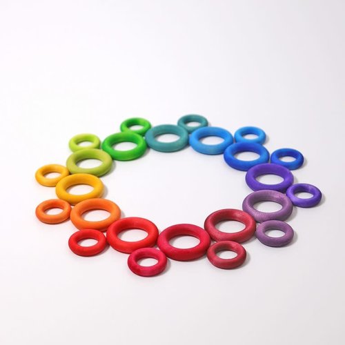Grimms Grimm's Rainbow Building Rings