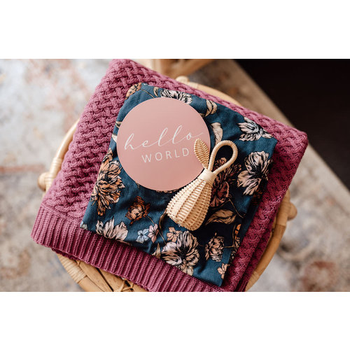 Snuggle Hunny Belle & Rose Gold Reversible Milestone Cards Snuggle Hunny Belle & Rose Gold Reversible Milestone Cards
