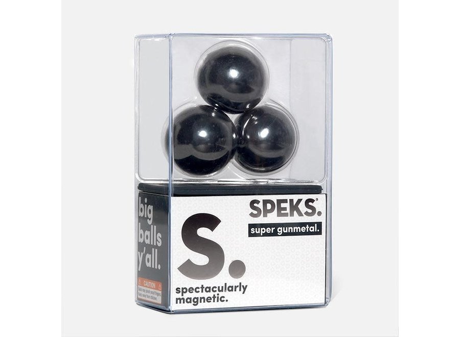 Speks 33mm Large Balls Gunmetal Hurley Burley Toys