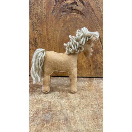 Large Felted Brown Horse Large Felted Brown Horse