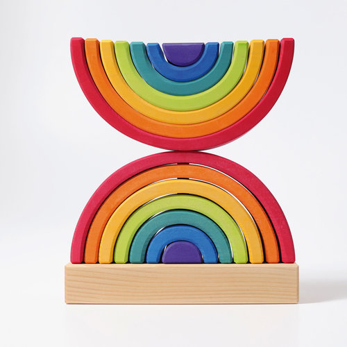 Grimms Grimm's Double Stacking Rainbow Grimms Grimm's Double Stacking Rainbow