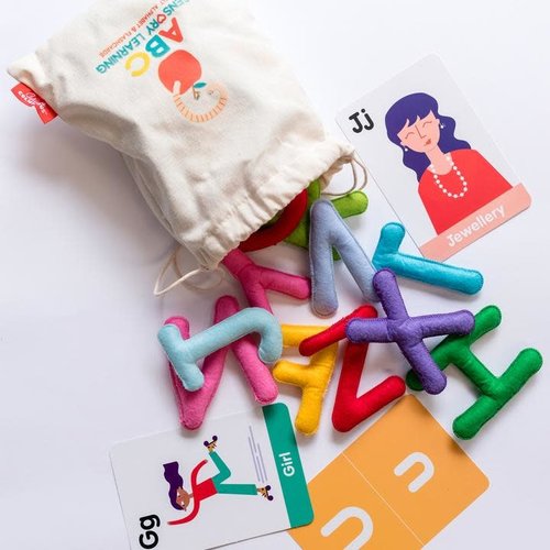 ABC Uppercase Felt Alphabet & Flashcards ABC Uppercase Felt Alphabet & Flashcards