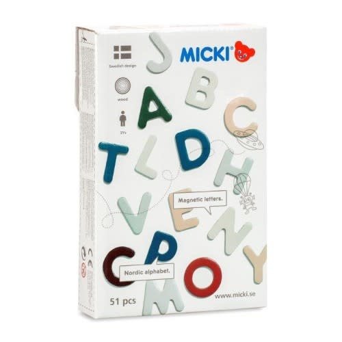 Micki Micki Senses - Wooden Magnetic Letters Micki Micki Senses - Wooden Magnetic Letters