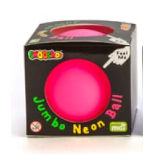 Smoosho Jumbo Neon Ball Pink