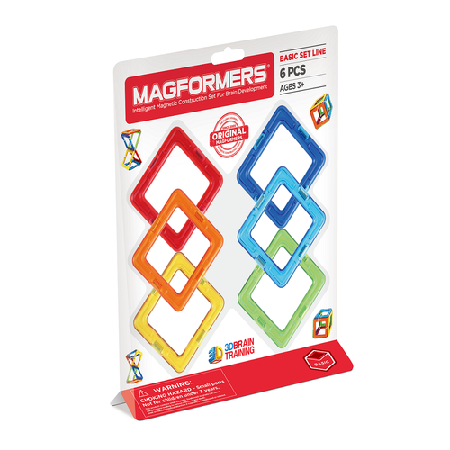 Magformers 6pc Squares Magformers 6pc Squares