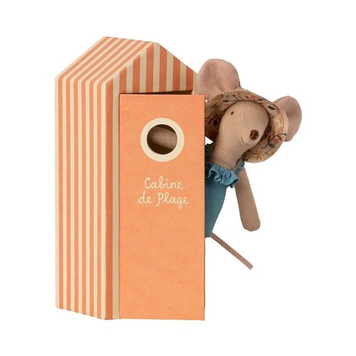 Maileg Beach Mouse Mum in Cabin Maileg Beach Mouse Mum in Cabin