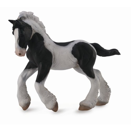 Collecta Gypsy Foal - Black & White Piebald Collecta Gypsy Foal - Black & White Piebald
