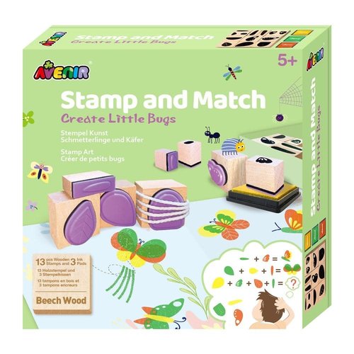 Stamp and Match - Create Little Bugs Stamp and Match - Create Little Bugs