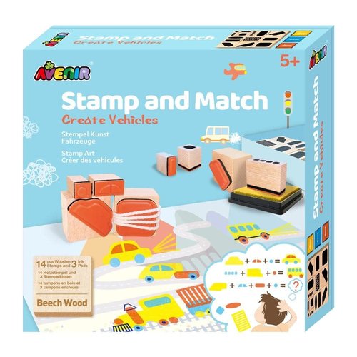 Stamp and Match: Create Vehicles Stamp and Match: Create Vehicles