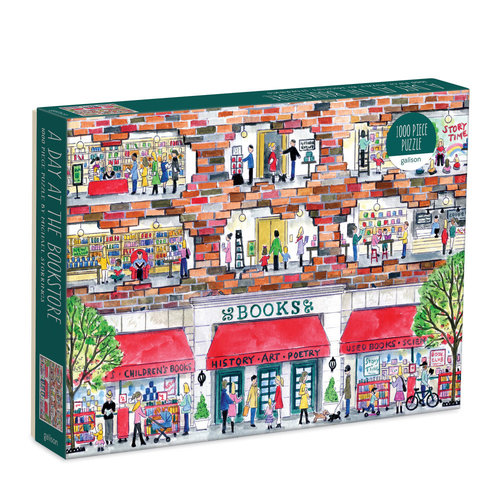 Galison 1000 Pc Puzzle – Michael Storrings Day at the Bookstore Galison 1000 Pc Puzzle – Michael Storrings Day at the Bookstore