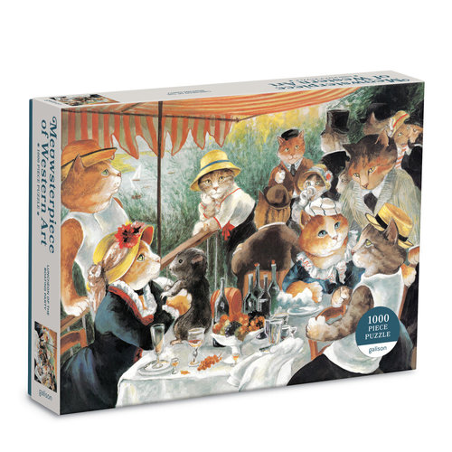 Galison 1000 Pc Puzzle – Lunch on Boating Party Meowsterpiece Galison 1000 Pc Puzzle – Lunch on Boating Party Meowsterpiece