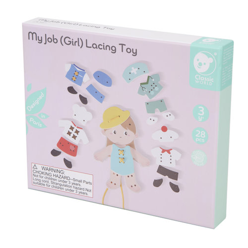 My Job ( Girl ) Lacing Toy My Job ( Girl ) Lacing Toy