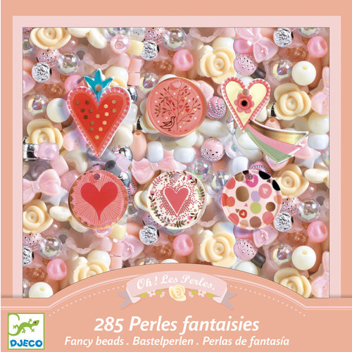 Djeco Heart Fancy Beads Djeco Heart Fancy Beads