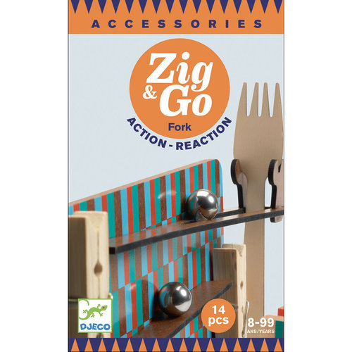 Djeco Zig & Go Fork 14pc Set Djeco Zig & Go Fork 14pc Set