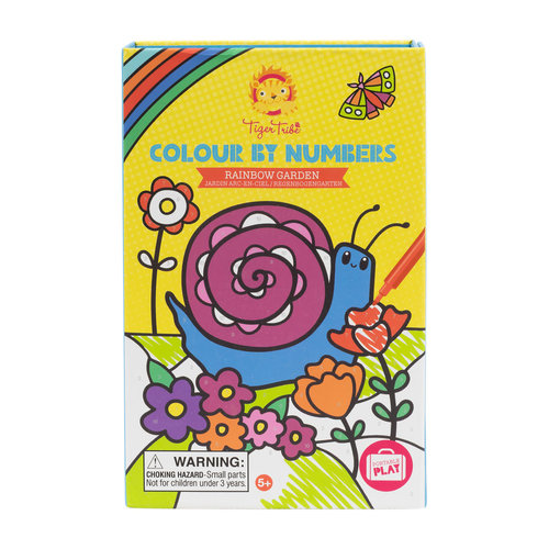 Tiger Tribe Colour by Numbers - Rainbow Garden Tiger Tribe Colour by Numbers - Rainbow Garden