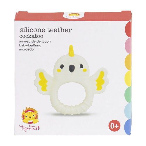 Tiger Tribe Silicone Teether Cockatoo Tiger Tribe Silicone Teether Cockatoo