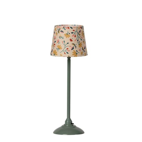 Maileg Miniature Floor Lamp - Dark Mint Maileg Miniature Floor Lamp - Dark Mint
