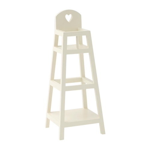 Maileg Maileg Miniature My White High Chair Maileg Maileg Miniature My White High Chair