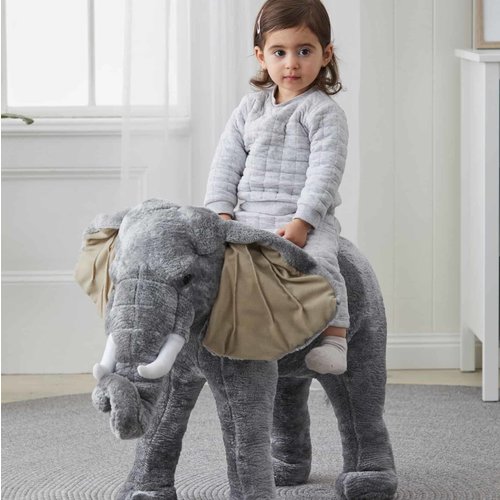 Jiggle & Giggle Large Standing Elephant 60cm Jiggle & Giggle Large Standing Elephant 60cm