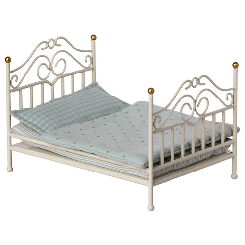 Maileg Maileg Vintage Bed Micro Off-White Maileg Maileg Vintage Bed Micro Off-White