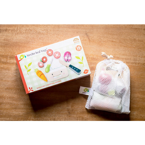 Tender Leaf Mini Chef Chopping Board with Vegetables Tender Leaf Mini Chef Chopping Board with Vegetables