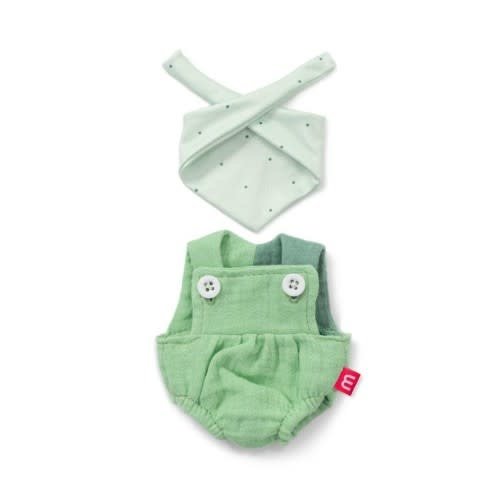 Miniland Miniland Clothing Forest Overalls And Headscarf (21 cm Doll) Miniland Miniland Clothing Forest Overalls And Headscarf (21 cm Doll)