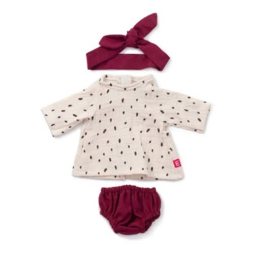 Miniland Miniland Clothing Sand Sand Dress and Hairband Set, 38 cm Miniland Miniland Clothing Sand Sand Dress and Hairband Set, 38 cm