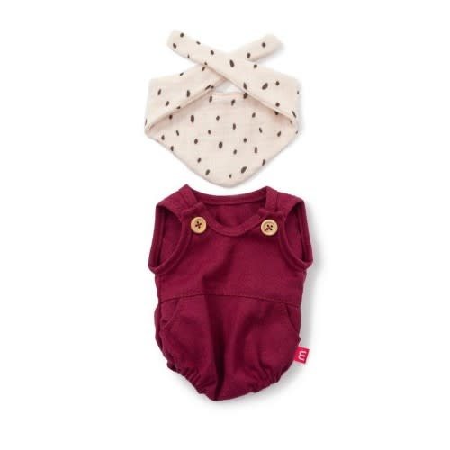 Miniland Miniland Clothing Sand Romper and Bib Set, 38 cm Miniland Miniland Clothing Sand Romper and Bib Set, 38 cm
