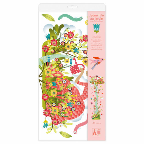 Djeco Girl in the Garden Height Chart Djeco Girl in the Garden Height Chart