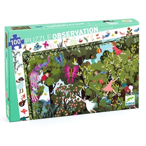 Djeco Garden Play Time Observation Puzzle Djeco Garden Play Time Observation Puzzle