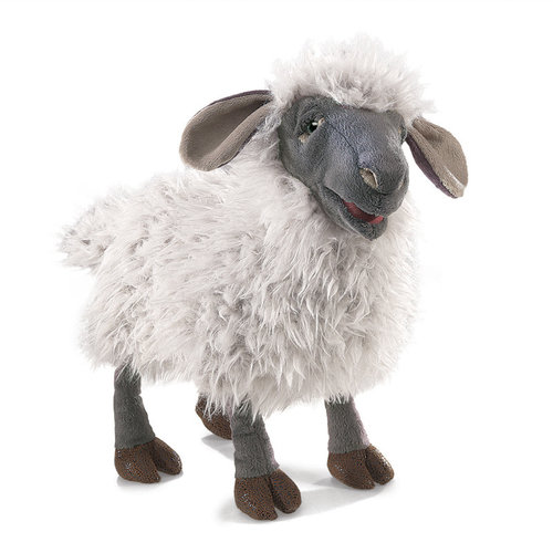 Folkmanis Folkmanis Bleating Sheep Puppet Folkmanis Folkmanis Bleating Sheep Puppet