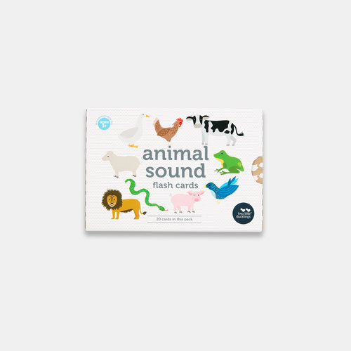 Two Little Ducklings Animal sounds flash cards - 20 pack Two Little Ducklings Animal sounds flash cards - 20 pack