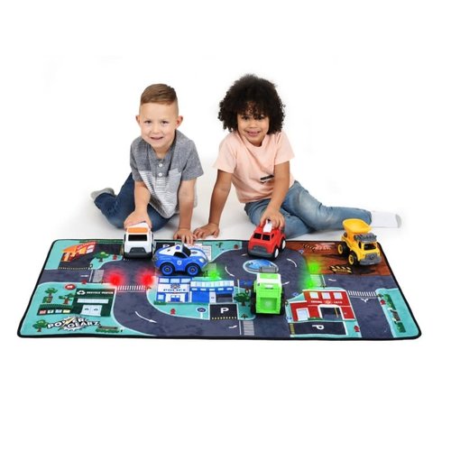 Power Gearz Kids Light Up Playmat - Fire Engine Power Gearz Kids Light Up Playmat - Fire Engine