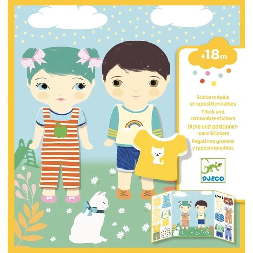 Djeco Clothes Stickers Set Djeco Clothes Stickers Set