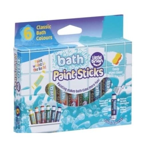 Little Brian Little Brian - Bath Paint Sticks 6pk Little Brian Little Brian - Bath Paint Sticks 6pk