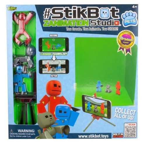 Zing Stikbot Zanimation Studio: Pets Zing Stikbot Zanimation Studio: Pets