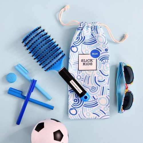 No Nasties Detangler Brush - Blue No Nasties Detangler Brush - Blue