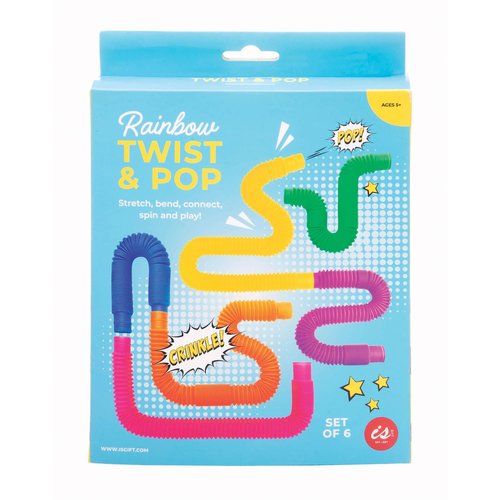 Rainbow Twist And Pop Tubes ( Set Of 6 ) Rainbow Twist And Pop Tubes ( Set Of 6 )