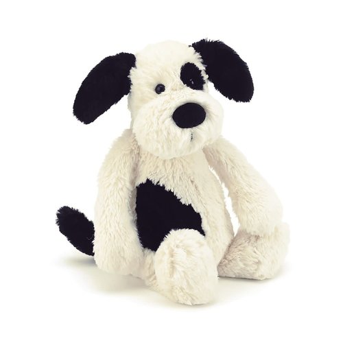 Jellycat Medium Jellycat Black And Cream Puppy Jellycat Medium Jellycat Black And Cream Puppy