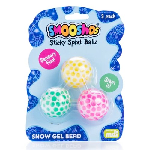Smoosho's Snow Gel Bead Sticky Splat Ballz - Set of 3 Smoosho's Snow Gel Bead Sticky Splat Ballz - Set of 3