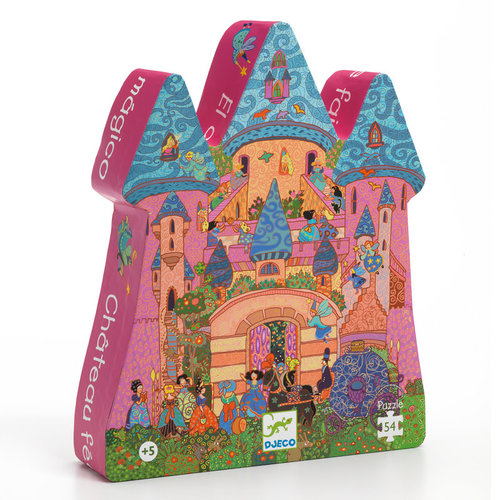 Djeco The Fairy Castle 54pc Silhouette Puzzle Djeco The Fairy Castle 54pc Silhouette Puzzle