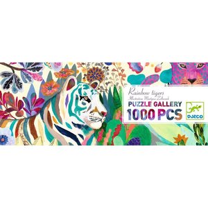 Djeco Rainbow Tigers 1000pc Gallery Puzzle