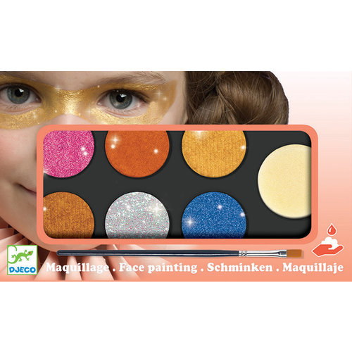 Djeco Djeco Dance Paint 6 Metalic Colours Djeco Djeco Dance Paint 6 Metalic Colours