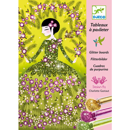 Djeco Djeco Glitter Boards Dresses Djeco Djeco Glitter Boards Dresses