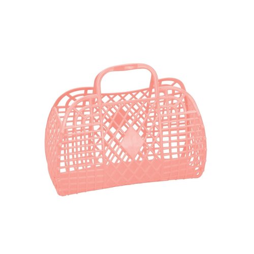 Sun Jellies Retro Basket Mini - Peach Sun Jellies Retro Basket Mini - Peach