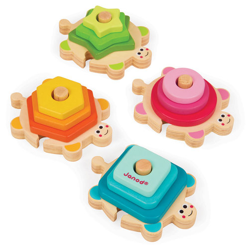 Janod Turtles Stacking Puzzle Janod Turtles Stacking Puzzle
