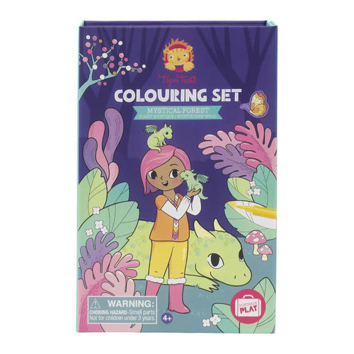 Tiger Tribe Colouring Set - Mystical Forest Tiger Tribe Colouring Set - Mystical Forest