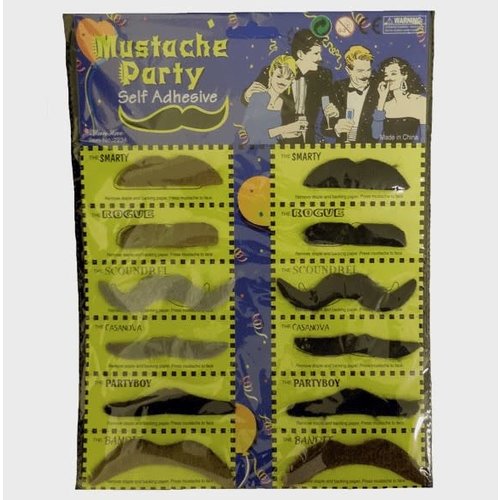 Mustache Party Self Adhesive Mustache Party Self Adhesive